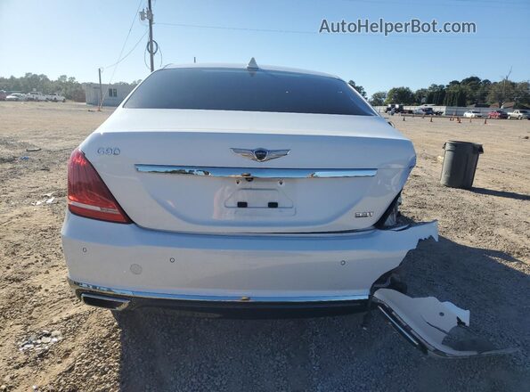 KMHG34JAXHU020356 2017 GENESIS G90 White უკანა ხედი