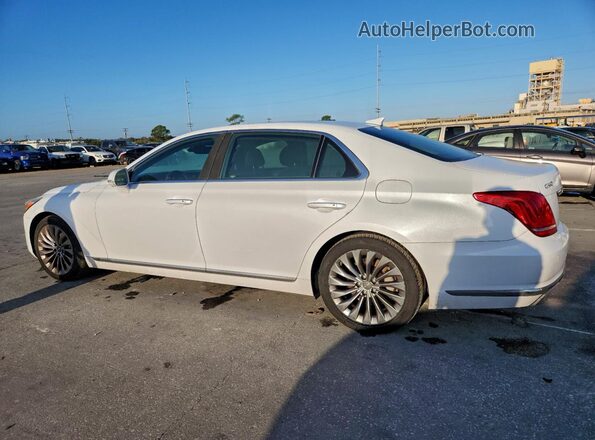 KMHG34JAXHU020485 2017 GENESIS G90 White Հետևի ձախ