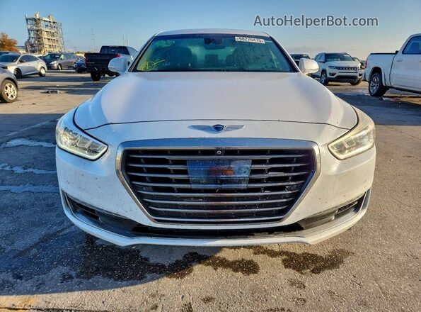 KMHG34JAXHU020485 2017 GENESIS G90 White Դիմացի տեսք