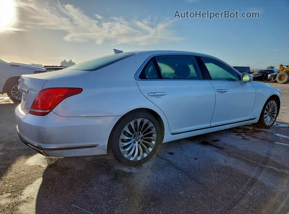 KMHG34JAXHU020485 2017 GENESIS G90 White Հետևի աջ