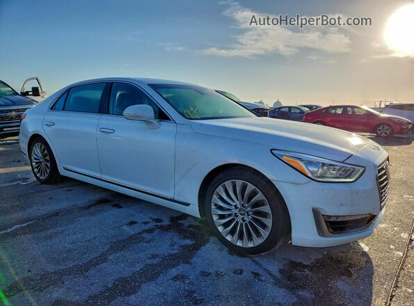 KMHG34JAXHU020485 2017 GENESIS G90 White Առջևի աջ