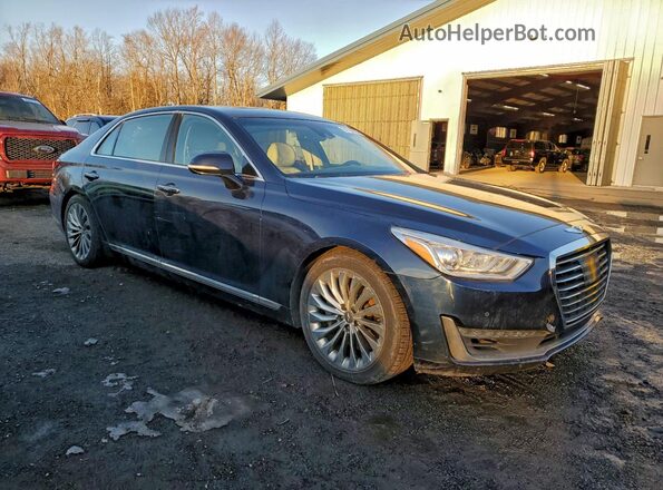 KMHG54JH1JU044168 2018 GENESIS G90 Blue წინა მარჯვენა