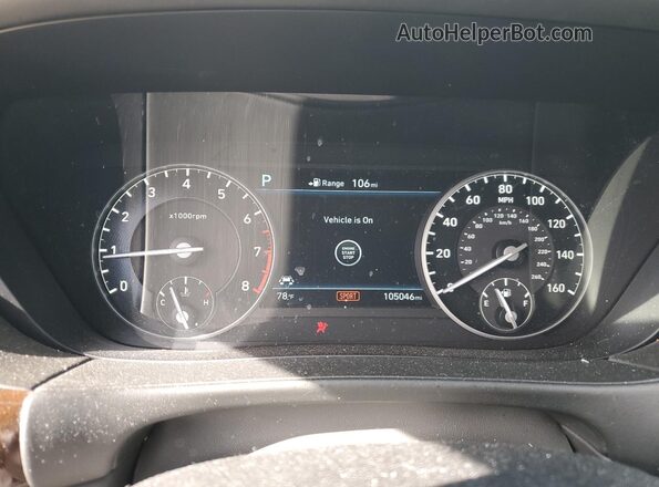 KMHG54JH5HU024984 2017 GENESIS G90 Белый Вид щитка приборов