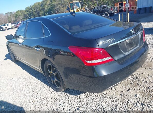 KMHGH4JH8GU101871 2016 HYUNDAI EQUUS Black Tył lewy