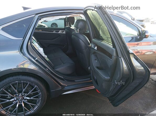 KMHGN4JEXKU291115 2019 GENESIS G80 Gray VIN կոդի պիտակի տեսք