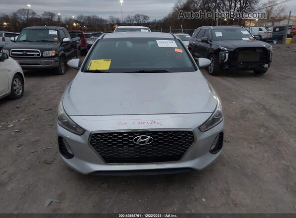KMHH35LE0JU062972 2018 HYUNDAI ELANTRA GT Silver Widok zestawu wskaźników