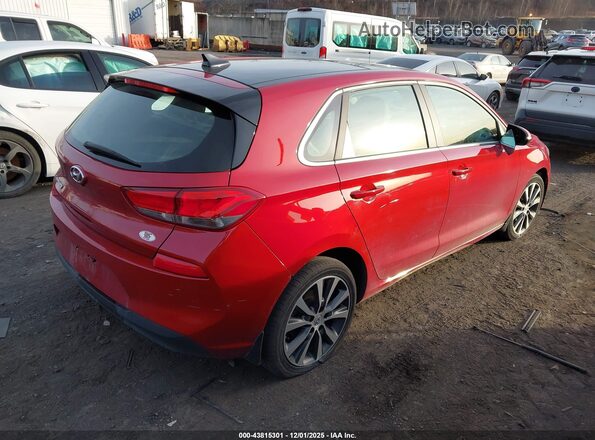 KMHH35LE2LU137285 2020 HYUNDAI ELANTRA GT Красный Задняя правая четверть
