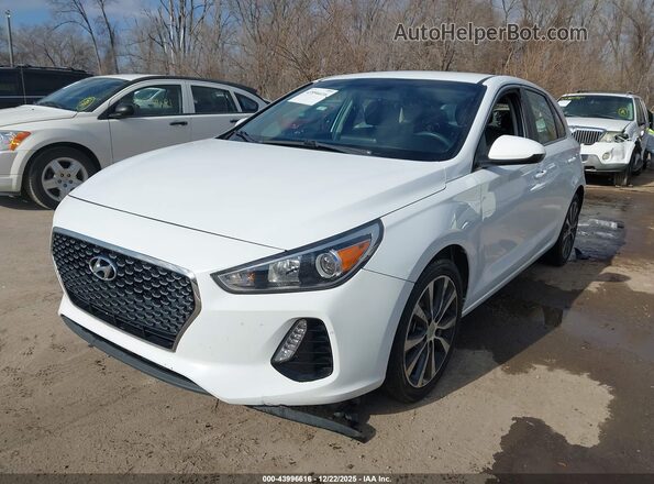 KMHH35LE8KU091783 2019 HYUNDAI ELANTRA GT White Առջևի ձախ երեք քառորդ տեսարան
