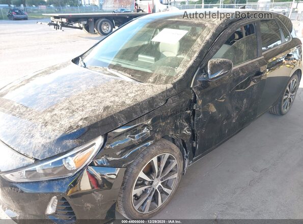 KMHH35LE8KU114172 2019 HYUNDAI ELANTRA GT Black წინა ხედი