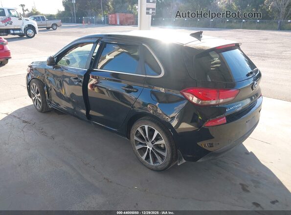 KMHH35LE8KU114172 2019 HYUNDAI ELANTRA GT Black უკანა მარცხენა