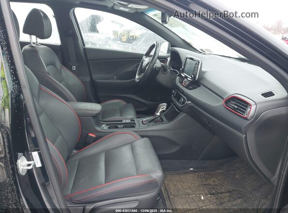 KMHH55LC0KU097635 2019 HYUNDAI ELANTRA GT Black Widok wnętrza z przodu
