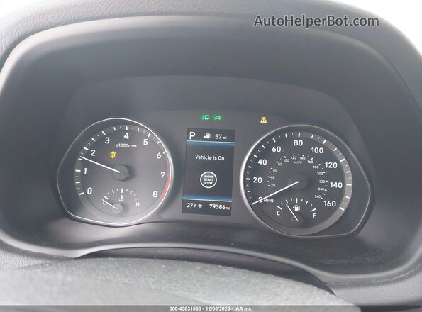 KMHH55LC0KU097635 2019 HYUNDAI ELANTRA GT Black Widok tylnych siedzeń