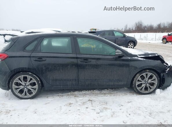 KMHH55LC0KU097635 2019 HYUNDAI ELANTRA GT Black Widok wnętrza z tyłu