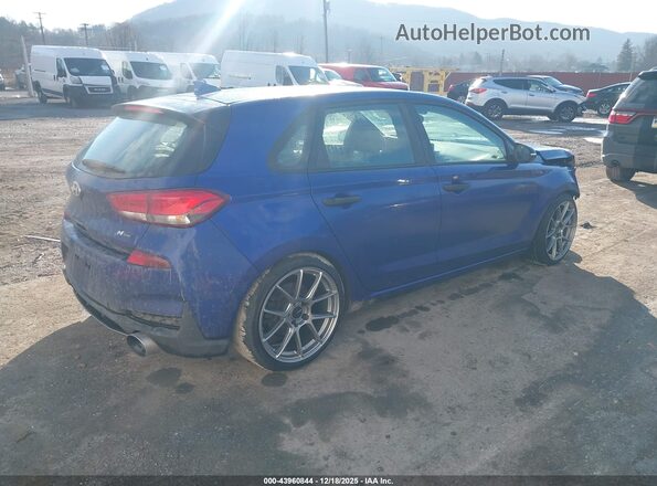 KMHH55LC4KU105851 2019 HYUNDAI ELANTRA GT Blue Задня права чверть