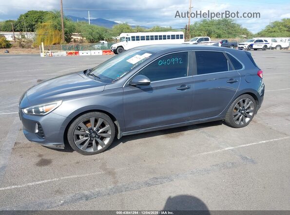 KMHH55LC5JU040992 2018 HYUNDAI ELANTRA GT Gray Front left