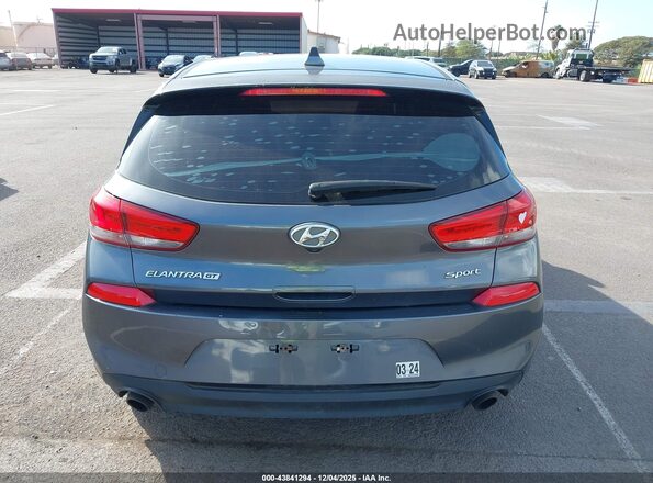 KMHH55LC5JU040992 2018 HYUNDAI ELANTRA GT Gray 