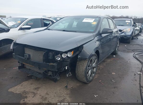 KMHH55LC9KU109331 2019 HYUNDAI ELANTRA GT Light Blue Առջևի ձախ երեք քառորդ տեսարան