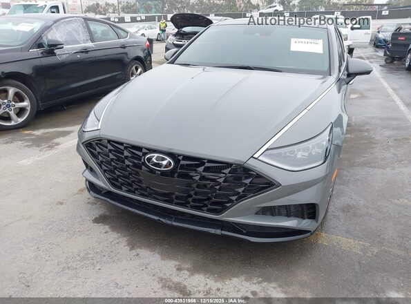 KMHL34J2XPA284040 2023 HYUNDAI SONATA Gray Вид спереду