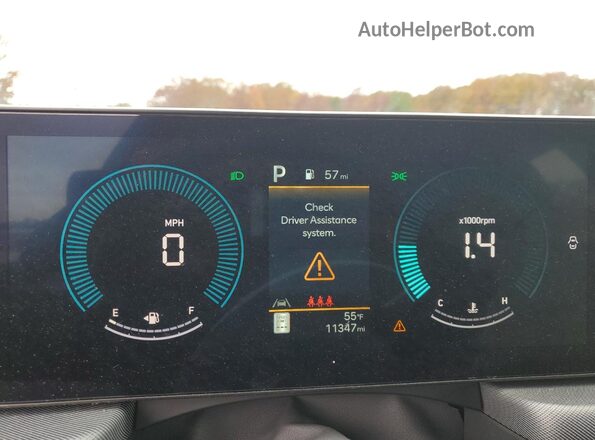 KMHL64JA1SA489057 2025 HYUNDAI SONATA Silver Instrument cluster view