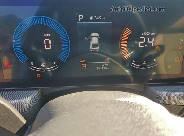 KMHL64JA3SA488329 2025 HYUNDAI SONATA White Вид щитка приладів