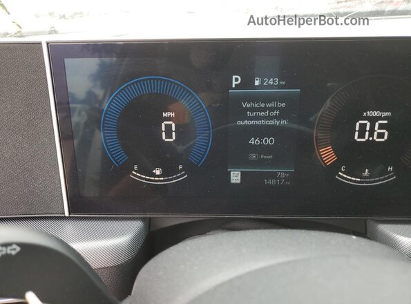 KMHL64JAXSA477957 2025 HYUNDAI SONATA Silver Instrument cluster view