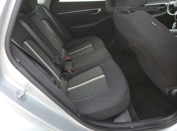 KMHL64JAXSA477957 2025 HYUNDAI SONATA Silver Rear seats view