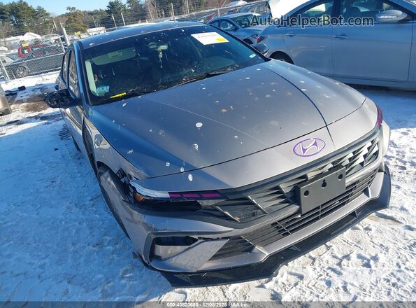 KMHLL4DG2SU030434 2025 HYUNDAI ELANTRA Gray წინა ხედი