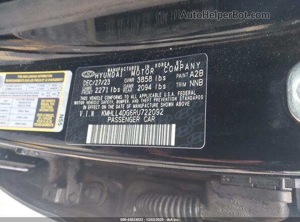 KMHLL4DG6RU722092 2024 HYUNDAI ELANTRA Black 