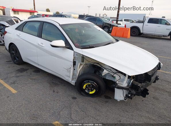 KMHLM4AJ5PU079759 2023 HYUNDAI ELANTRA HYBRID White Vista frontal