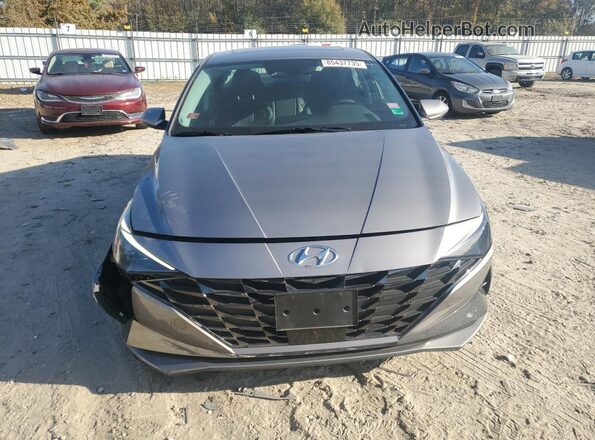 KMHLP4AG0NU333922 2022 HYUNDAI ELANTRA Gray Դիմացի տեսք