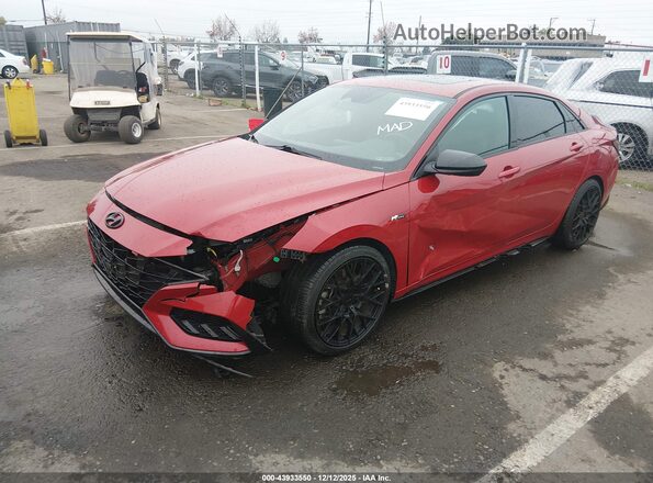KMHLR4AF2NU313270 2022 HYUNDAI ELANTRA White Przód lewy