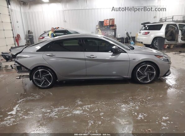 KMHLR4AF4NU267358 2022 HYUNDAI ELANTRA Серый Панорамный вид салона 360°