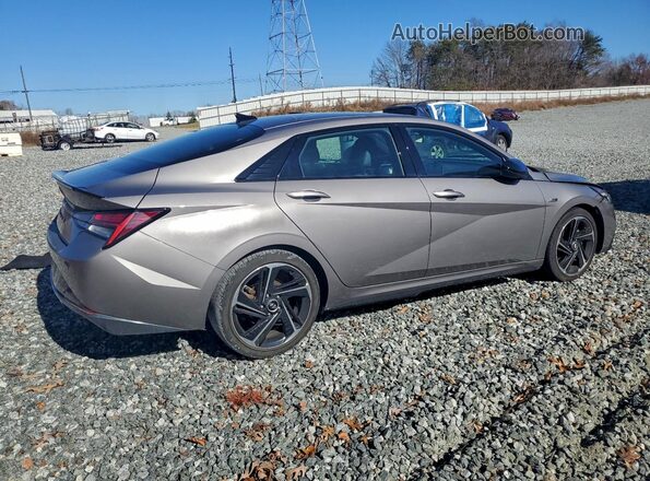 KMHLR4AF7NU274868 2022 HYUNDAI ELANTRA Silver Rear right