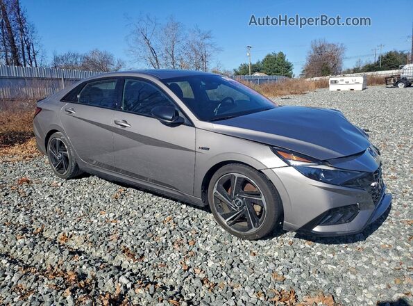KMHLR4AF7NU274868 2022 HYUNDAI ELANTRA Silver Front right