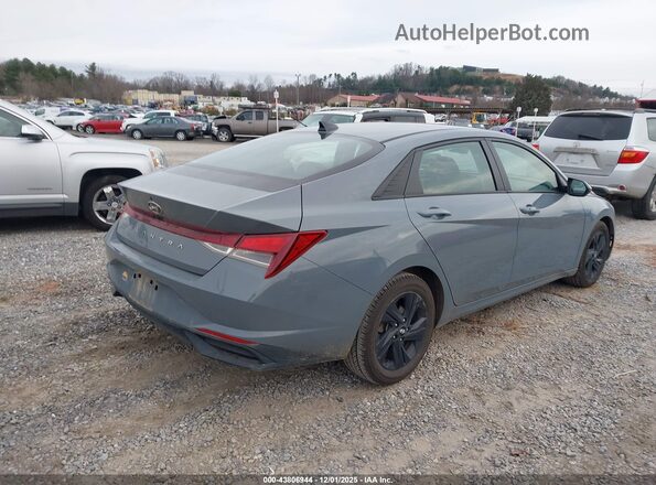 KMHLS4AG0MU140506 2021 HYUNDAI ELANTRA Blue Задня права чверть