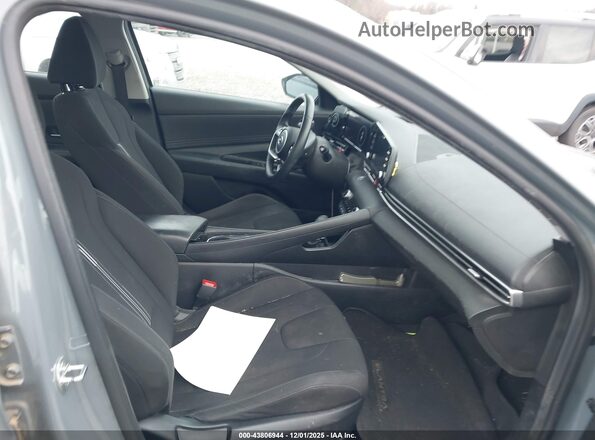 KMHLS4AG0MU140506 2021 HYUNDAI ELANTRA Blue Вид салону спереду