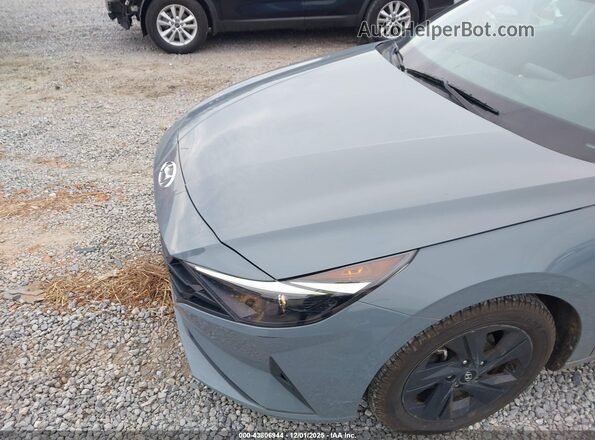 KMHLS4AG0MU140506 2021 HYUNDAI ELANTRA Blue Вид спереду