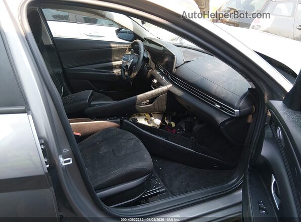 KMHLS4AG0PU428854 2023 HYUNDAI ELANTRA Gray Front interior view
