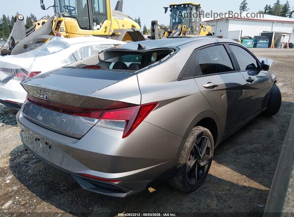 KMHLS4AG0PU428854 2023 HYUNDAI ELANTRA Gray Rear right