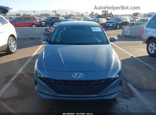 KMHLS4AG1NU323219 2022 HYUNDAI ELANTRA Gray Սարքավորումների վահանակի տեսք