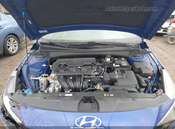 KMHLS4AG3PU617904 2023 HYUNDAI ELANTRA Blue Widok z tyłu
