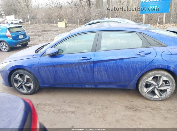 KMHLS4AG3PU617904 2023 HYUNDAI ELANTRA Blue Widok wnętrza 360 stopni
