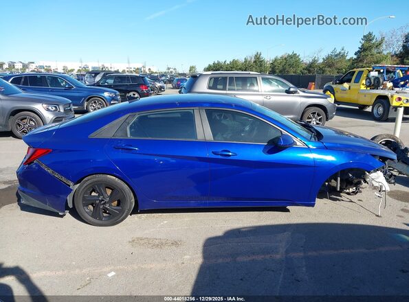 KMHLS4AG6NU252339 2022 HYUNDAI ELANTRA Blue Widok wnętrza 360 stopni