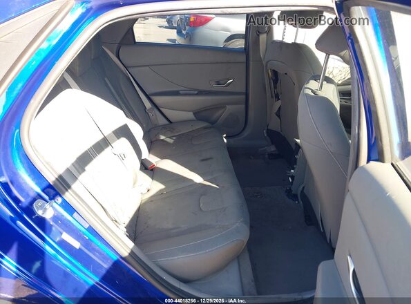 KMHLS4AG6NU252339 2022 HYUNDAI ELANTRA Blue Widok naklejki z numerem VIN