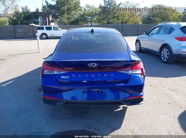 KMHLS4AG6NU252339 2022 HYUNDAI ELANTRA Blue 