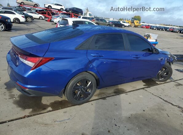 KMHLS4AG7MU211801 2021 HYUNDAI ELANTRA Blue Tył prawy