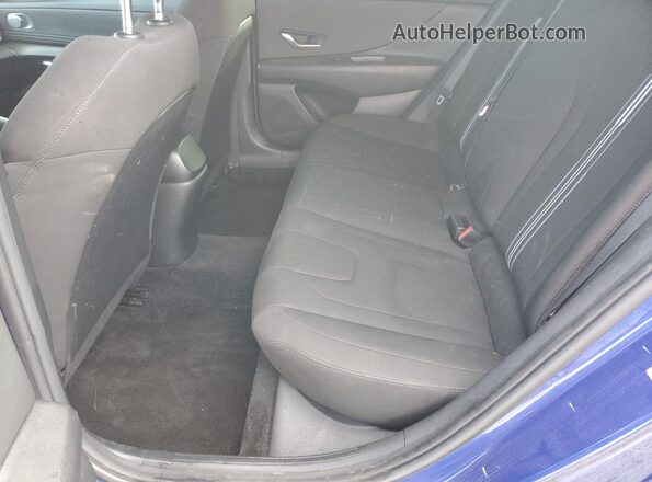 KMHLS4AG7MU211801 2021 HYUNDAI ELANTRA Blue Widok tylnych siedzeń