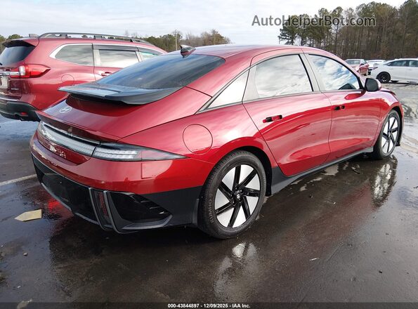 KMHM24AA7PA036746 2023 HYUNDAI IONIQ 6 Красный Задняя правая четверть