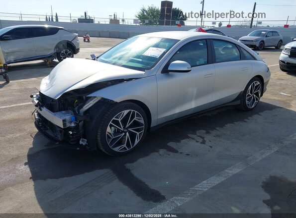 KMHM34AA0SA092419 2025 HYUNDAI IONIQ 6 Серый Передняя левая четверть