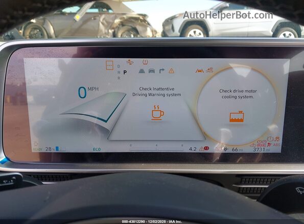 KMHM34AA0SA092419 2025 HYUNDAI IONIQ 6 Серый Вид задних сидений